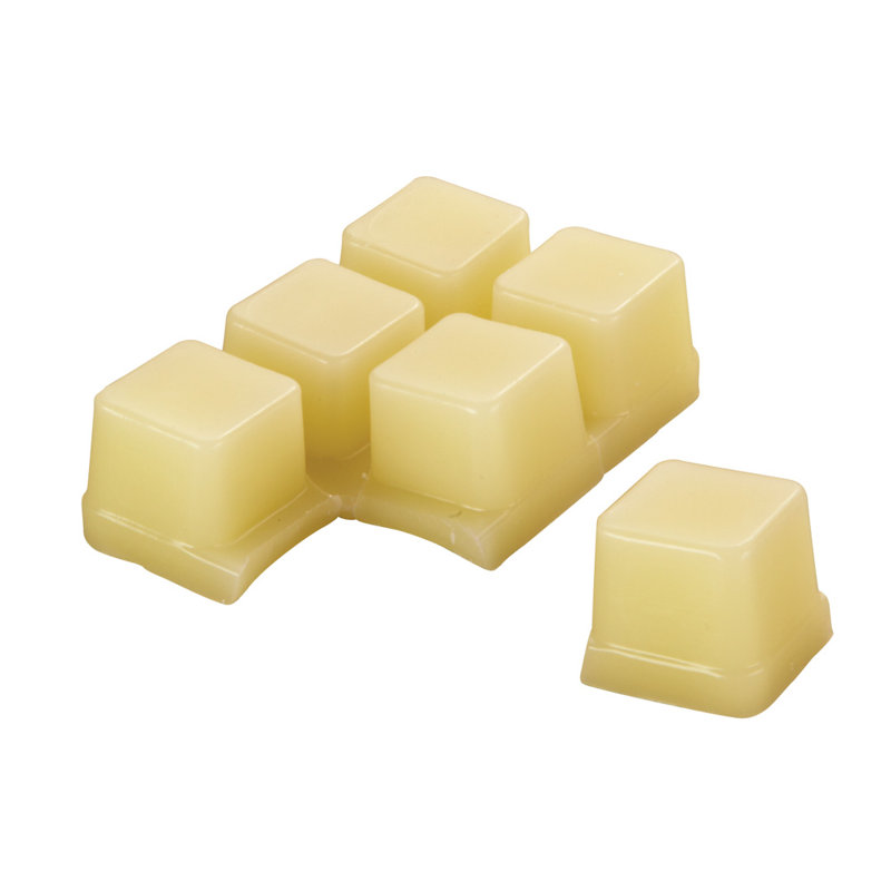 Bougie parfumée à la cire fondue - paquet de 2, Blanc