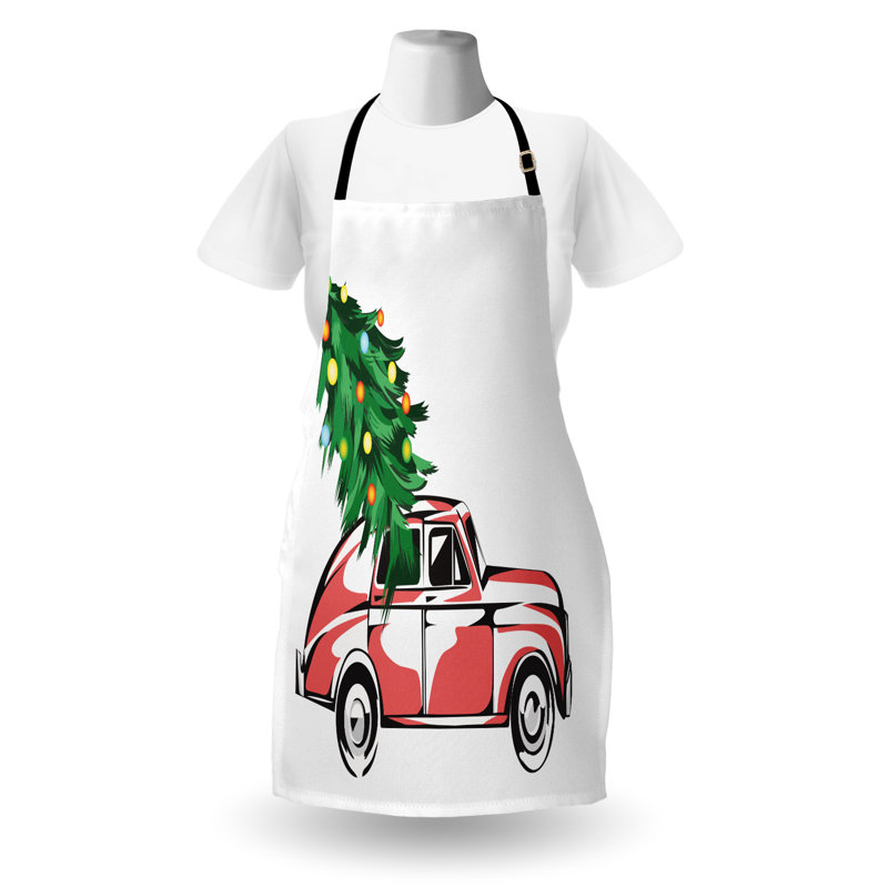 Christmas No Pattern Bib Apron