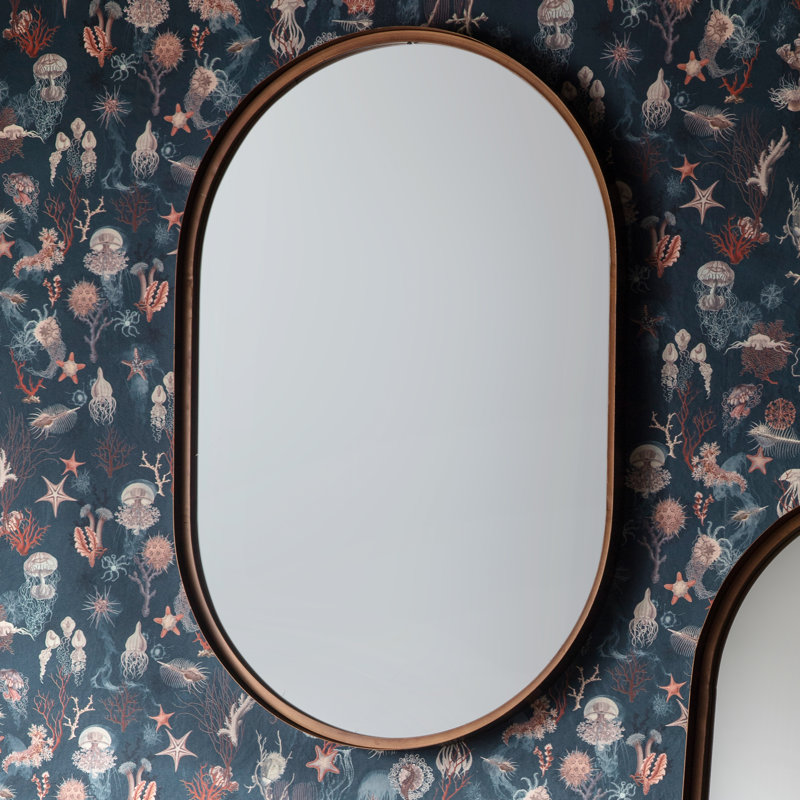 Deusenburg Metal Flat Wall Mirror