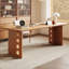 Bureau en bois de cerisier naturel-1788631860