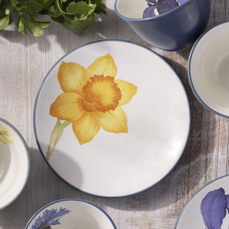 Assiettes à apéritif floral 6,25 po Noritake Colorwave, Blue