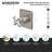 Kingston Brass Single-Handle Wall Mount Three-Way Diverter Valve with Trim Kit-50824153