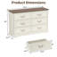 Commode à 6 tiroirs en bois Valera Farmhouse-2058316060