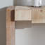 Console moderne de style rustique avec bloc sculpté pour vestibule de vestibule