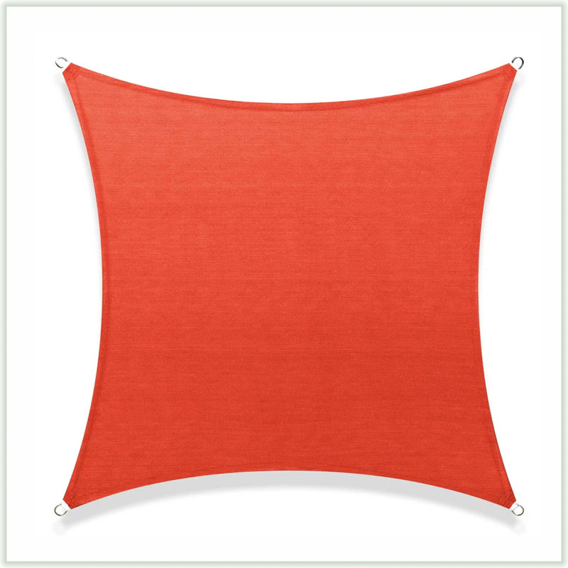 Toile d'ombrage carrée 10 pi x 10 pi Colourtree, Rouge, 10 pi x 10 pi