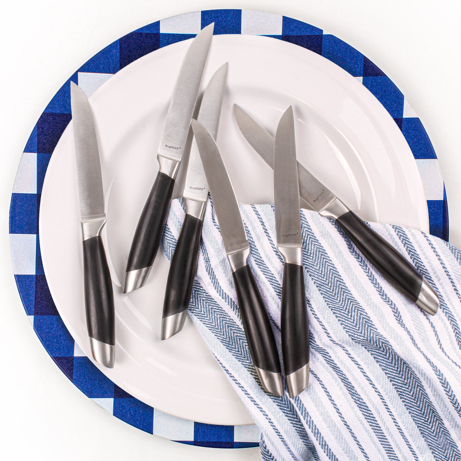 BergHOFF Essentials Geminis 6 Piece 12" Steak Knife Set
