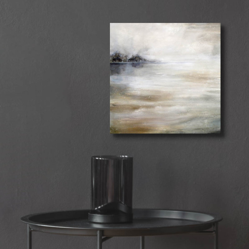 «Morning Mist» par Karen Hale, art mural en verre acrylique, H 12 po x l 12 po x P 0,13 po