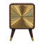 Avora Embossed 2 Drawer Chestnut Mykonos
