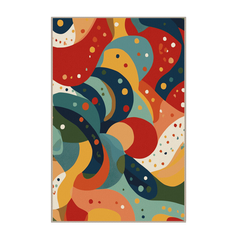 Jazzy Stomp Rug, Rectangle 4' x 6'
