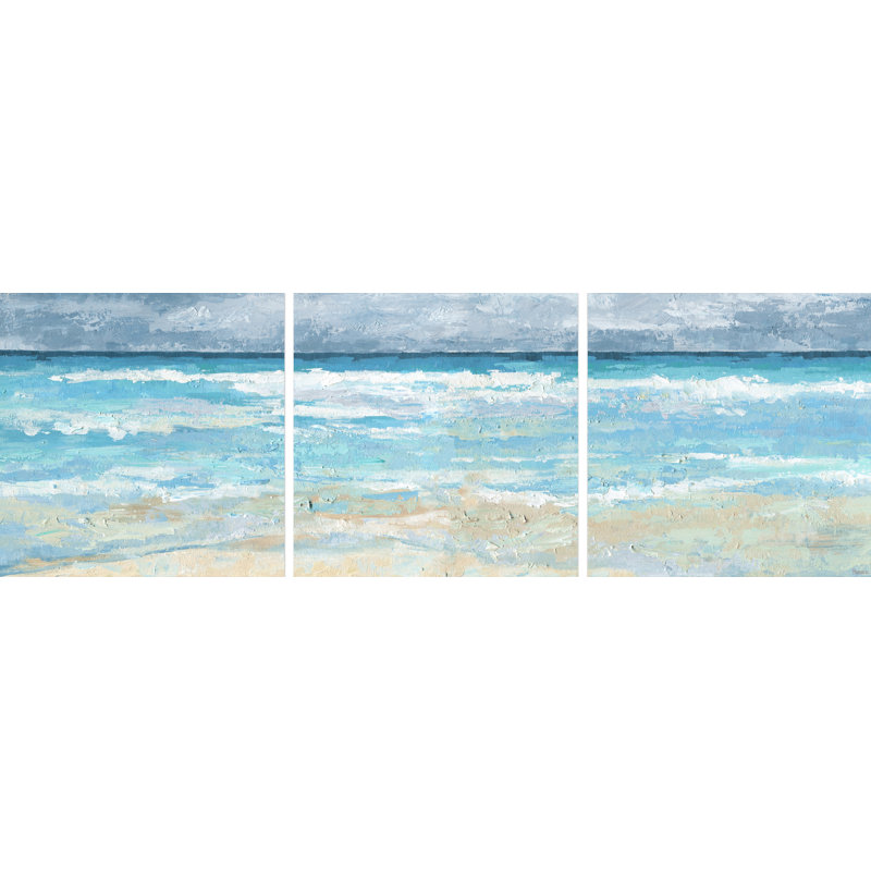 « guépards sea »-image multi-pièces sur toile tendue, H 12 po x l 12 po x P 1,5 po
