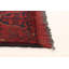 Tapis rouge en laine noué à la main de conception unique 5 pi 0 po x 6 pi 6 po New Age Ingvald