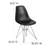Daker Plastic Chair with Chrome Base-1852978108