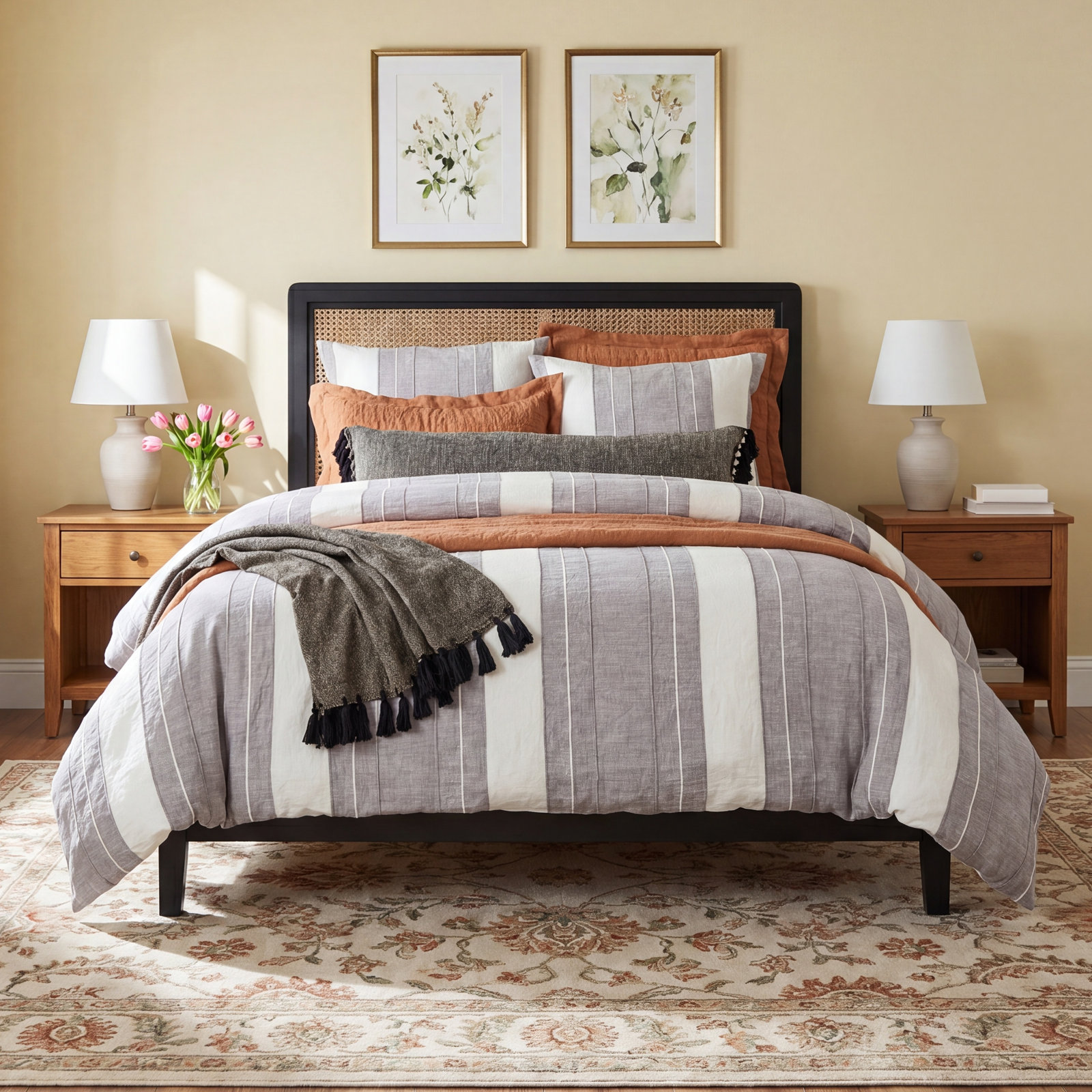 Edara Linen Duvet Cover Set, Queen Duvet Cover