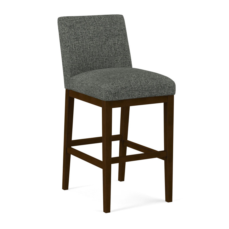 Upholstered Stool, 61536-78, Pecan