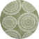 Premium Machine Washable Prisco Green Rug