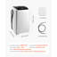 Machine à laver portative, laveuse portative de 1,3 pi³ avec affichage à DEL, tambour en acier inoxydable, 8 programmes de lavage et 6 niveaux d'eau réglables, laveuse portative pour appartements, véhicules récréatifs et dortoirs