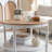 Vintage Brown Round Farmhouse Coffee Table, 2-Tier Storage-572233948-603608885