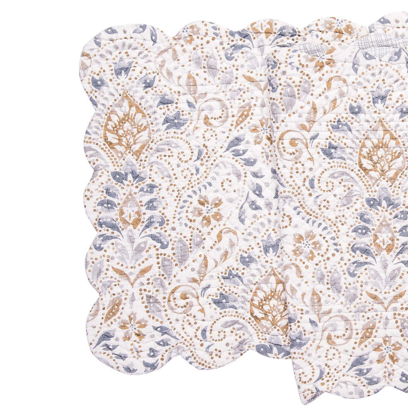 Detelin Runner Floral Cotton Table Runner