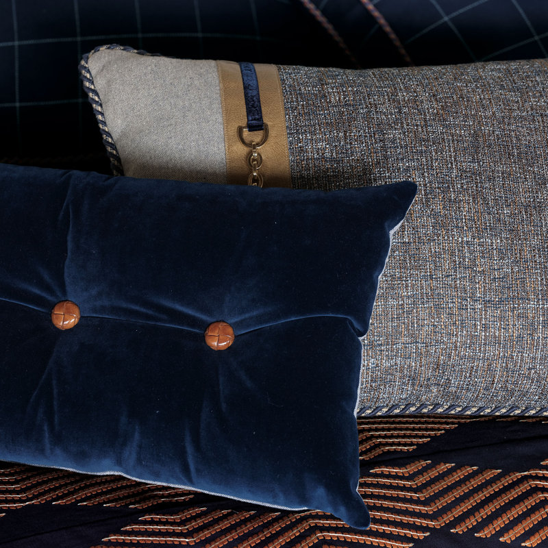 Arthur Bolster Pillow Cover & Insert, Faux Down, 15"H x 26"W x 6"D