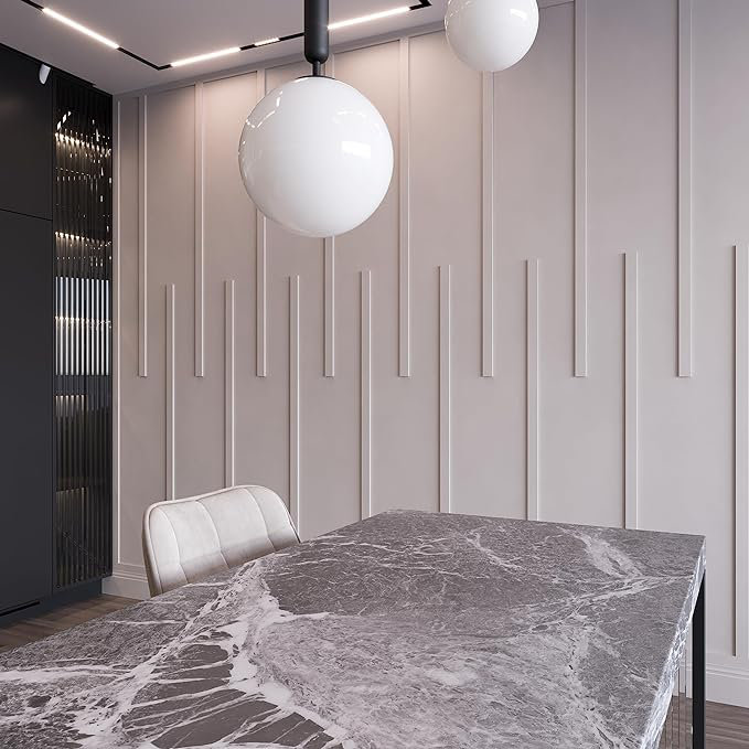 Ensemble de moulures murales plates