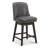 Arlester Swivel Upholstered Faux Leather Counter Stool-1227350056