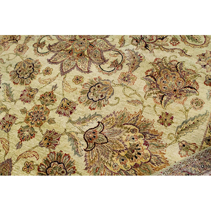 Wool Oriental Area Rug in Brown