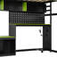 Lit mezzanine en bois avec bureau-185885964