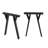 Ingamar Steel Table Leg,18'' Bench Legs,Coffee Table Legs,Set of 2