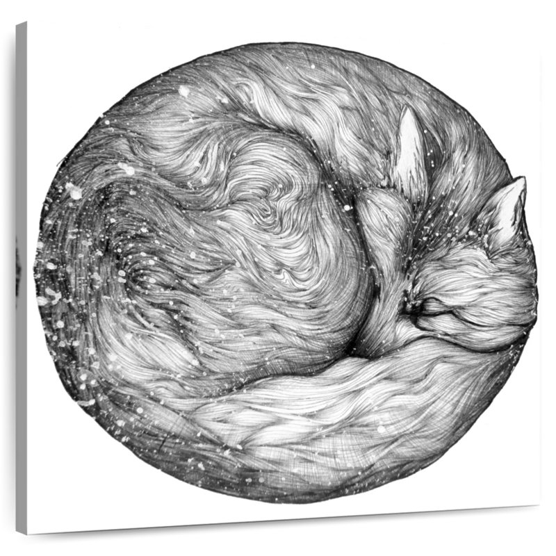 Brampt The Infinite Fox, 16" H x 16" W
