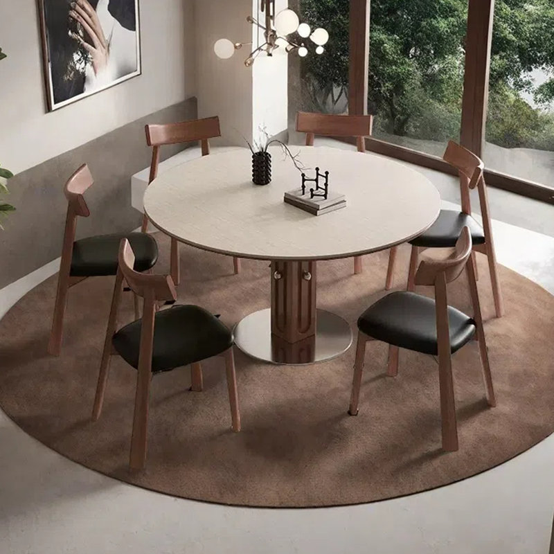 Retro-style round table