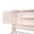 Multifunctional Wood Platform Bed with Bookshelf at the Head of the Bed, Built-in Desk and Matching Chair,