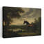 «Noble Horse Landscape Classic Peaceful Serene Horse Forest Landscape», reproduction d'art mural-714472928