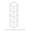 Cearfoss 146.3 cm H x 29.5 cm W Corner Bookcase-754964752