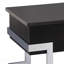 Table basse noire à plateau relevable avec cadre chromé-113236237