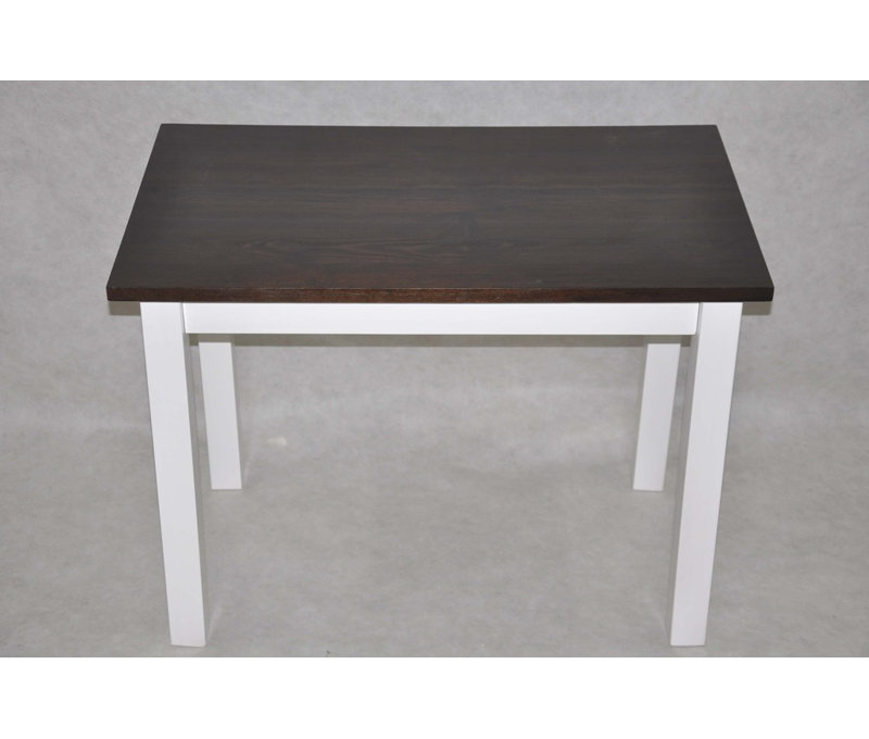 Solid Wood Dining Table, Dark brown