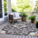 Machine Washable Indoor/Outdoor Xhevrie Purple Rug