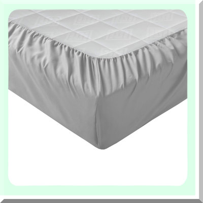 CozyDreams Deep Pocket Microfiber Sheet Set - Wrinkle Resistant, All Around Elastic, Year-Round Bedding with Matching Pillow Cases - Light Gray