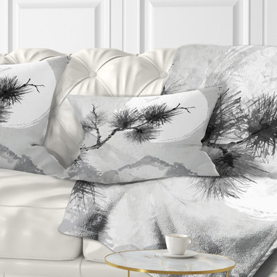 Pine Tree Branch - Floral Printed Pillow