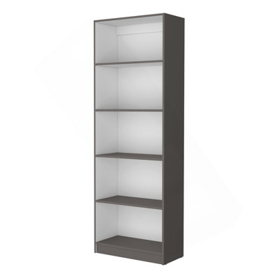 Sutton 4 Shelves Bookcase With Modern Storage Shelves