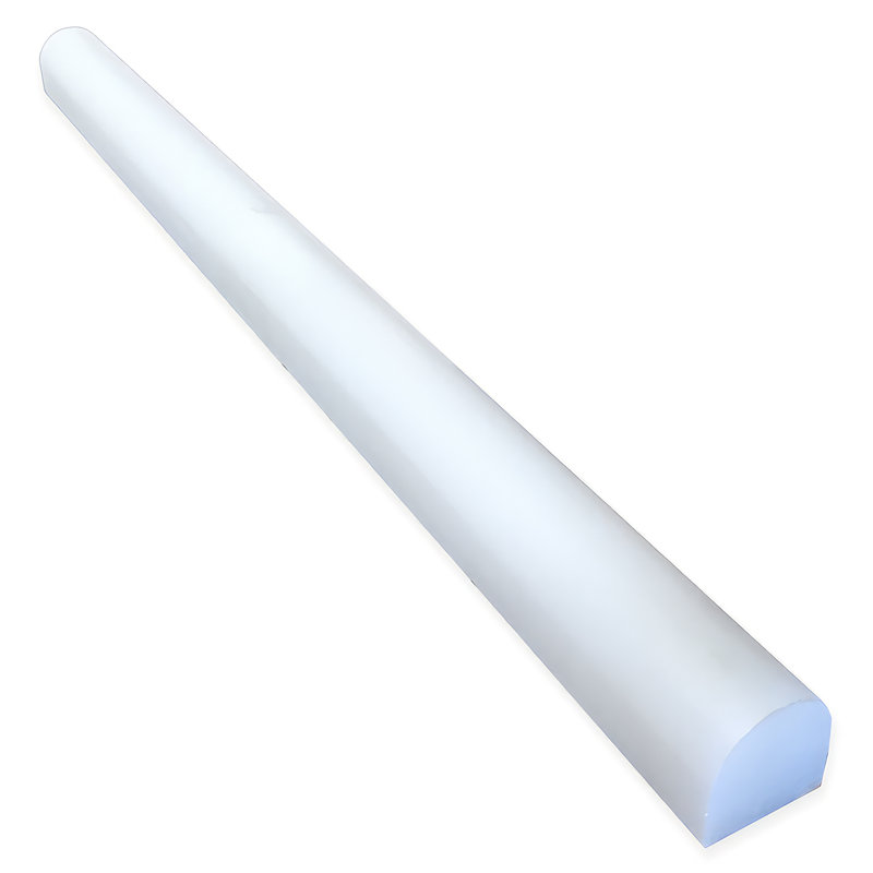 12'' L x 0.75'' W Marble Round Tile Trim