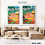 Affiche rétro sur toile Porto Rico-999894985