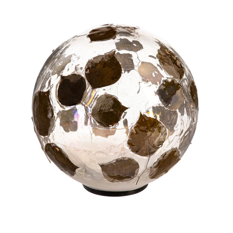 Dried Eucalyptus LED Gazing Ball, 8"H