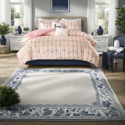 Ensembles de literie élégants et contemporains, microfibre de polyester, élégance géométrique pour la maison