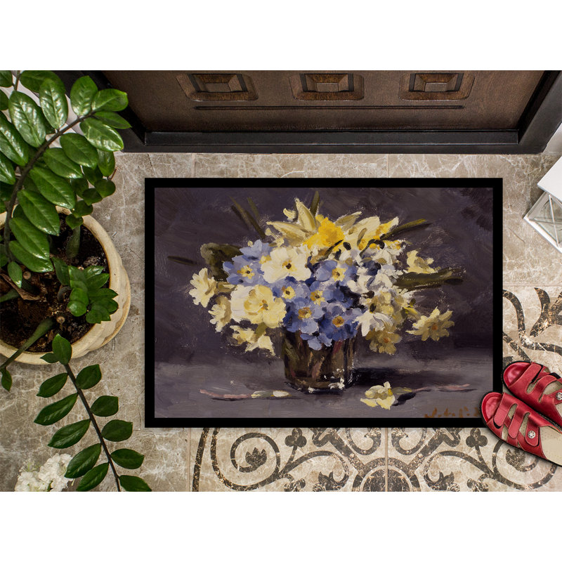 Tapis d'extérieur antidérapant Bernadett, Rectangle 2 pi x 3 pi
