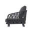 Outdoor Conversation Set 4 Places With 1 Sofa, 2 Chairs And 1 Coffee Table-1263225947-1263225944