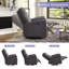 Fauteuil inclinable manuel pivotant 32,3 po