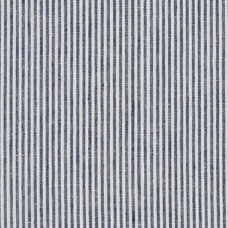 Wesley Ticking Stripe Fabric, Indigo