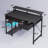 Gaming Desk with LED Lights & Power Outlets, Computer Desk with Monitor Stand & Drawers-870092451-847565112-847565113