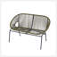 CONDESSA OUTDOOR PATIO GREEN WICKER LOVESEAT With Modern Design And Durable Hammock Weave For Ultimate Comfort-1531394321
