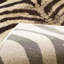 Tapis brun foncé / beige à imprimé animal Poway-23286551